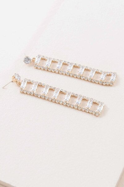 A Dozen Diamonds Dangle Earrings