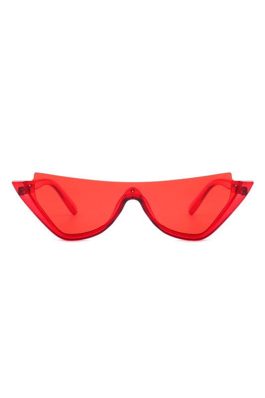 Retro Half Frame Fashion Cat Eye Sunglasses