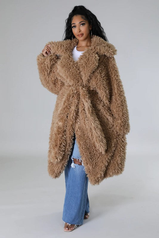 FOXY Fuzzy Fur Winter Heavy Jacket