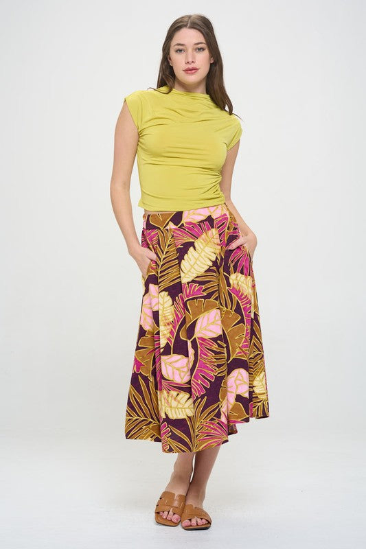 Mock neck Short Sleeve Crop Top