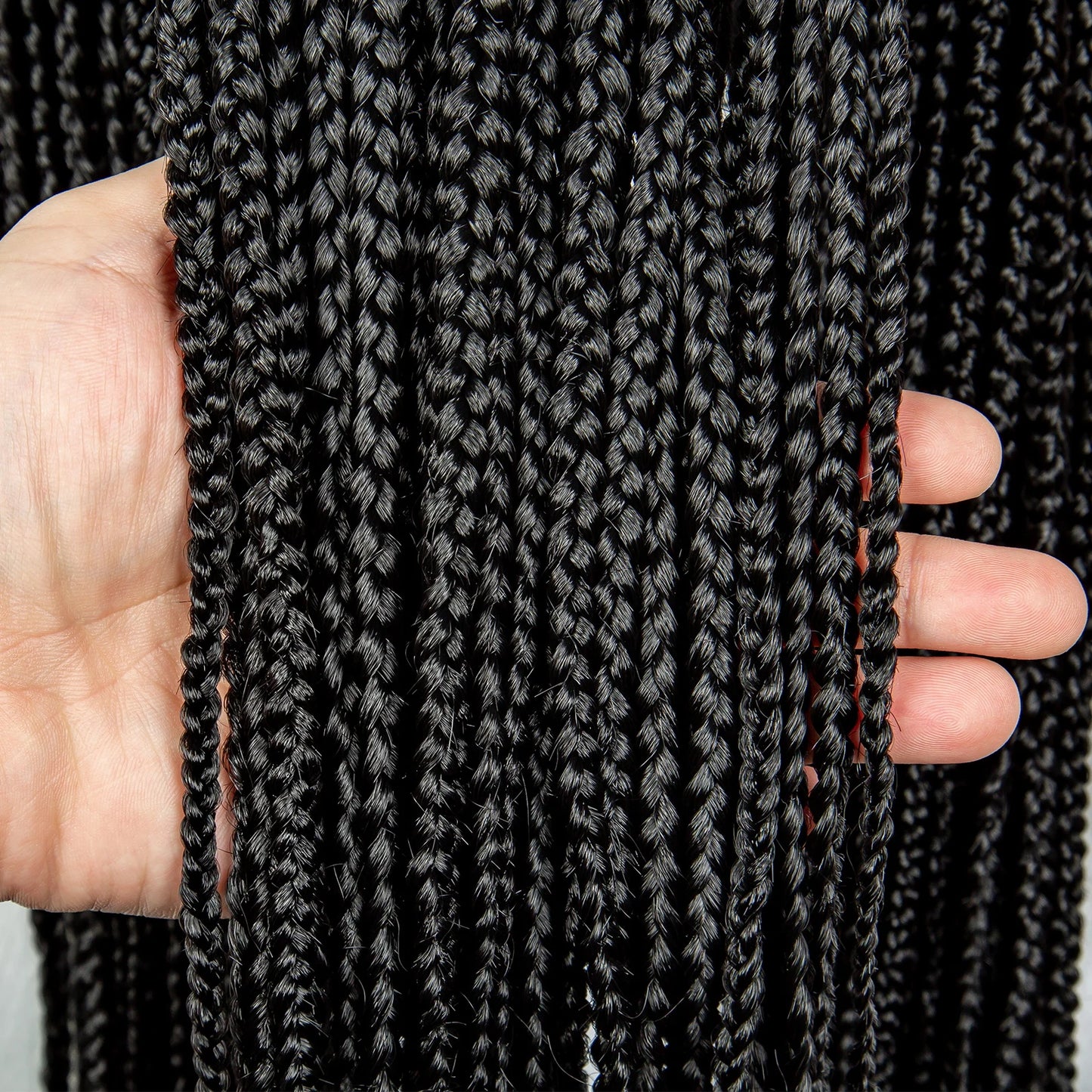Synthetic Transparent HD Full Lace Braided Wigs For Black Women Crochet Braid Braiding Hair Knotless Box Cornrow Braids Wigs