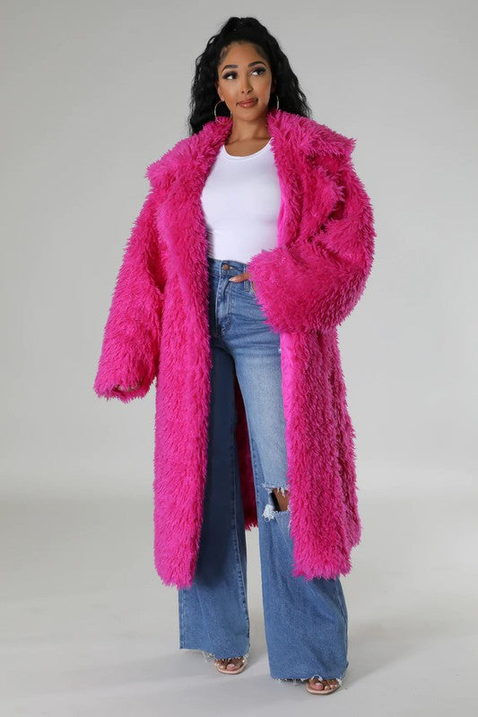 FOXY Fuzzy Fur Winter Heavy Jacket