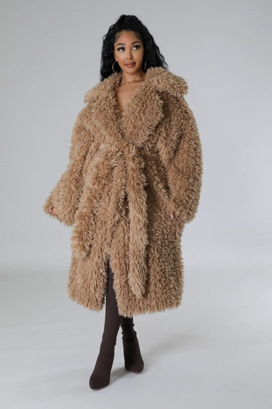 FOXY Fuzzy Fur Winter Heavy Jacket