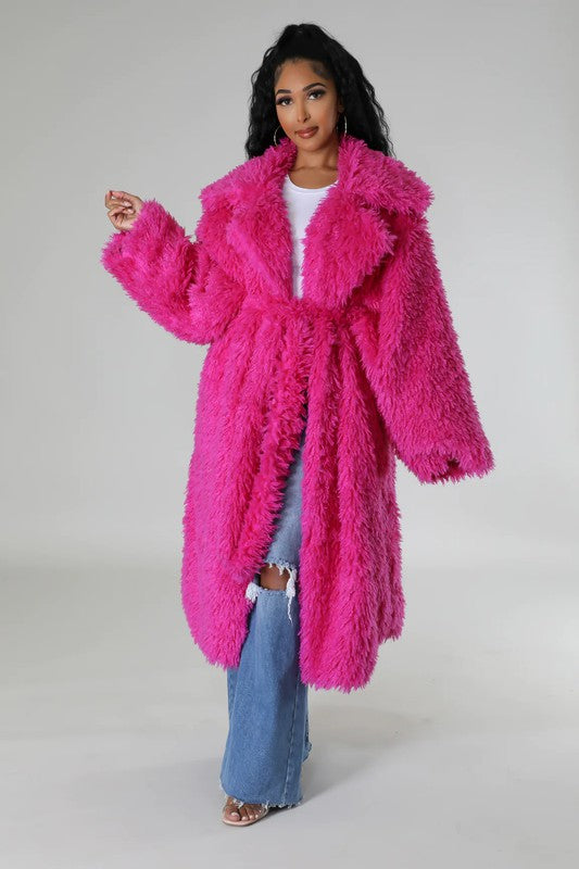 FOXY Fuzzy Fur Winter Heavy Jacket