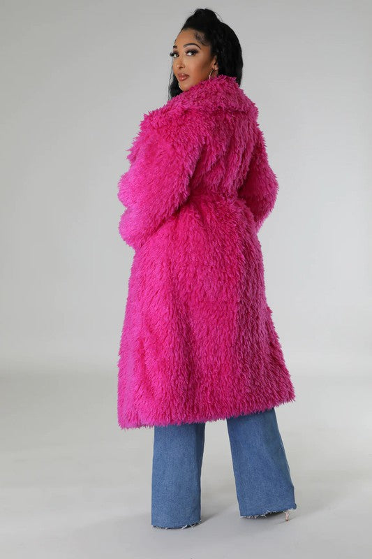 FOXY Fuzzy Fur Winter Heavy Jacket