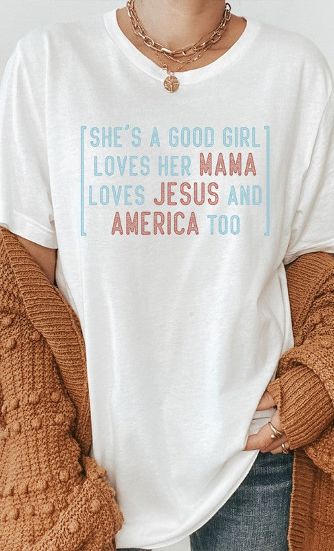 Shes a Good Girl Graphic Tee PLUS